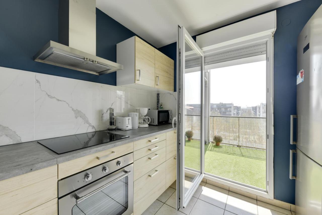 Chic Apart With Great View Of Paris Saint-Denis (Seine-Saint-Denis) Exterior photo